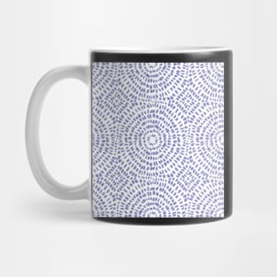 Periwinkle circles Mug